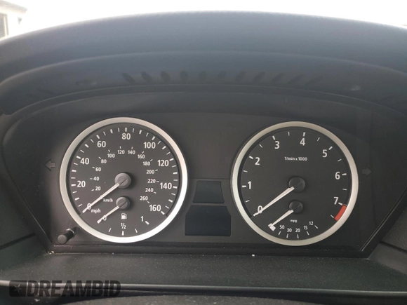 2007 BMW 5 Series 525i with VIN WBANE53507CY04476, listed as a Copart auction lot 51650105 with Not Provided miles and Salvage Title. Bid and sale history available at carsss.com. Image 9.