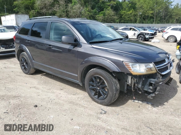 2017 Dodge Journey SXT with VIN 3C4PDDBG9HT639285, listed as a Copart auction lot 58600005 with 124,887 mi miles and Salvage title. Bid and sale history available at DreamBid. Image 4.