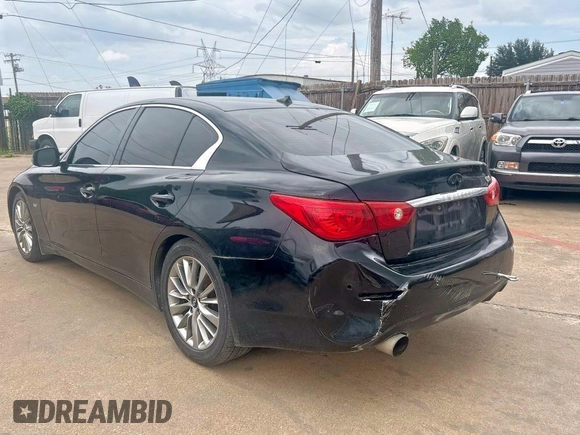 2018 Infiniti Q50 Luxe z VIN JN1EV7AP2JM357804, wystawiony jako Copart lot #63931465 z przebiegiem 170 382 mil mil oraz Czysty tytuł • Clean title. Historia ofert i sprzedaży dostępna na DreamBid. Obrazek 3.