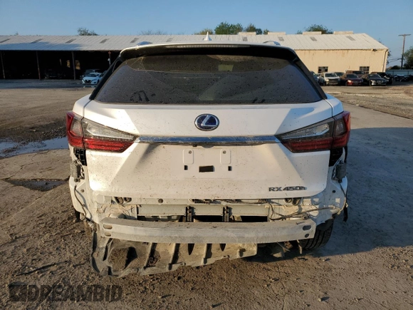 2017 Lexus RX with VIN 2T2BGMCA4HC008714, listed as a Copart auction lot 69139852 with 42,444 mi miles. Bid and sale history available at carsss.com. Image 6.