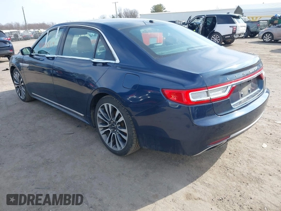 2017 Lincoln Continental Reserve with VIN 1LN6L9NP0H5627027, listed as a IAAI auction lot 41705519 with 127,472 mi miles and . Bid and sale history available at DreamBid. Image 3.