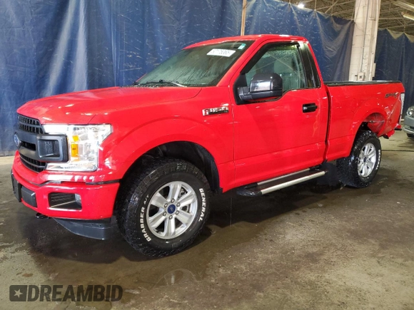 2019 Ford F-150 XL with VIN 1FTMF1E5XKKD02283, listed as a Copart auction lot 50175365 with 24,391 mi miles and Salvage title. Bid and sale history available at DreamBid. Image 1.