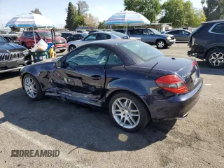 2009 Mercedes-Benz SLK-Class 3.0L with VIN WDBWK54F89F190333, listed as a Copart auction lot 47144815 with 93,222 mi miles and Salvage Title. Bid and sale history available at carsss.com. Image 2.