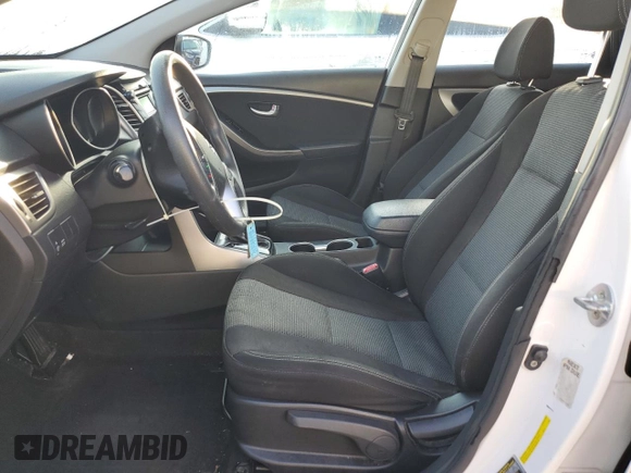 2017 Hyundai Elantra GT with VIN KMHD35LH1HU368999, listed as a Copart auction lot 72792634 with 0 mi miles and Salvage Title. Bid and sale history available at carsss.com. Image 7.