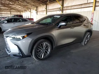 2024 Lexus NX 350 Luxury z VIN 2T2HGCEZXRC036431, wystawiony jako Copart lot #68039004 z przebiegiem 4 746 mil mil oraz Szkoda całkowita • Salvage title. Historia ofert i sprzedaży dostępna na DreamBid. Obrazek 1.