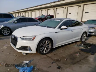 2021 Audi A5 Sportback Premium Plus with VIN WAUCBCF50MA020175, listed as a Copart auction lot 41751465 with 0 mi miles and Salvage Title. Bid and sale history available at carsss.com. Image 1.