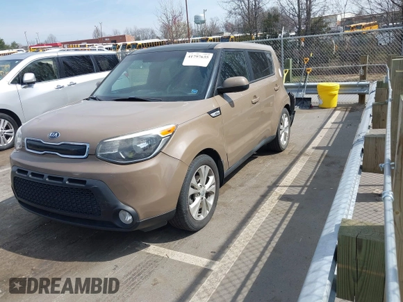2015 Kia Soul + with VIN KNDJP3A52F7199953, listed as a IAAI auction lot 41797635 with 139,634 mi miles. Bid and sale history available at carsss.com. Image 2.