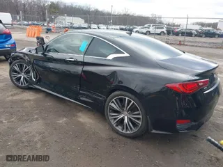 2017 Infiniti Q60 Sport with VIN JN1EV7EL9HM553076, listed as a IAAI auction lot 41737681 with 102,691 mi miles. Bid and sale history available at carsss.com. Image 3.
