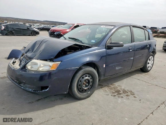 2007 Saturn ION with VIN 1G8AJ55F97Z113960, listed as a Copart auction lot 47854445 with 130,023 mi miles and Salvage Title. Bid and sale history available at carsss.com. Image 1.