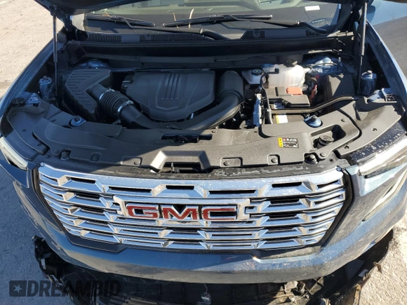 2025 GMC Acadia FWD Denali z VIN 1GKENLRS4SJ133150, wystawiony jako Copart lot #43420345 z przebiegiem 607 mil mil oraz Szkoda całkowita • Salvage title. Historia ofert i sprzedaży dostępna na DreamBid. Obrazek 13.