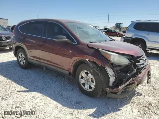 2013 Honda CR-V LX with VIN 5J6RM4H33DL032103, listed as a Copart auction lot 48662135 with 115,335 mi miles and Salvage Title. Bid and sale history available at carsss.com. Image 4.