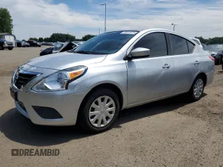 2019 Nissan Versa SV с VIN 3N1CN7AP8KL839020, выставлен на аукционе Copart как лот 59913875 с пробегом 62 015 миль миль и Списание • Salvage title. История ставок и продаж доступна на DreamBid. Изображение 1.