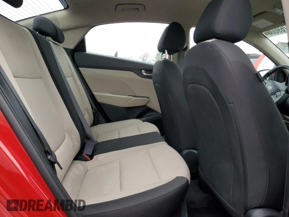 2022 Hyundai Accent SEL with VIN 3KPC24A66NE170797, listed as a Copart auction lot 79769003 with 10,036 mi miles. Bid and sale history available at carsss.com. Image 10.