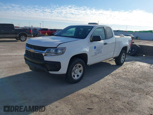 2022 Chevrolet Colorado 2WD Work Truck z VIN 1GCHSBEN6N1259669, wystawiony jako IAAI lot #41213811 z przebiegiem 49 353 mil mil oraz . Historia ofert i sprzedaży dostępna na DreamBid. Obrazek 2.