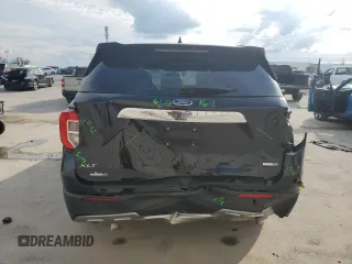 2020 Ford Explorer XLT with VIN 1FMSK8DH5LGC44851, listed as a Copart auction lot 47213915 with 34,007 mi miles and Salvage Title. Bid and sale history available at carsss.com. Image 6.