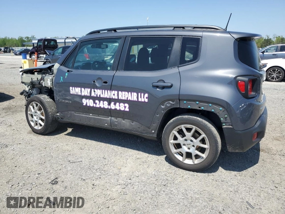 2022 Jeep Renegade Latitude with VIN ZACNJDB11NPN60155, listed as a Copart auction lot 50486635 with 140,298 mi miles and Salvage title. Bid and sale history available at DreamBid. Image 2.