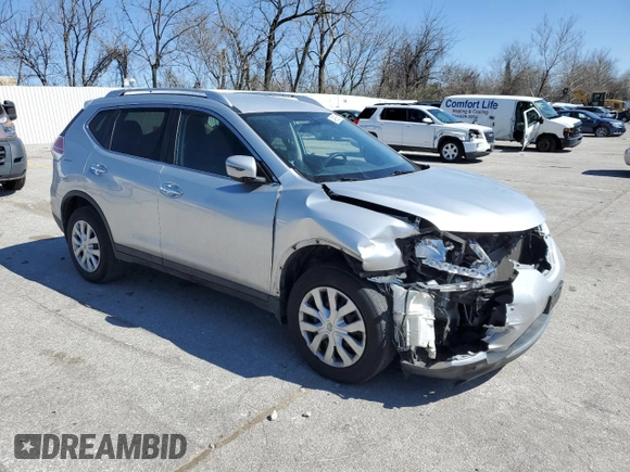 2016 Nissan Rogue S z VIN KNMAT2MV3GP714199, wystawiony jako Copart lot #49898885 z przebiegiem 97 590 mil mil oraz Szkoda całkowita • Salvage title. Historia ofert i sprzedaży dostępna na DreamBid. Obrazek 4.