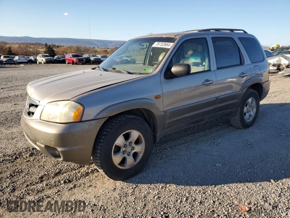 2002 Mazda Tribute LX with VIN 4F2YU09182KM36685, listed as a Copart auction lot 79732664 with 204,262 mi miles and Salvage Title. Bid and sale history available at carsss.com. Image 1.