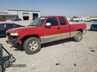 2002 Chevrolet Silverado 1500 LS with VIN 2GCEK19T521381614, listed as a Copart auction lot 48938115 with 247,846 mi miles and Salvage Title. Bid and sale history available at carsss.com. Image 1.