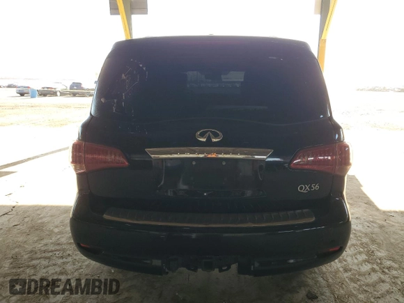 2013 Infiniti QX56 with VIN JN8AZ2NF3D9530326, listed as a Copart auction lot 52571965 with 0 mi miles and Clean Title. Bid and sale history available at carsss.com. Image 6.