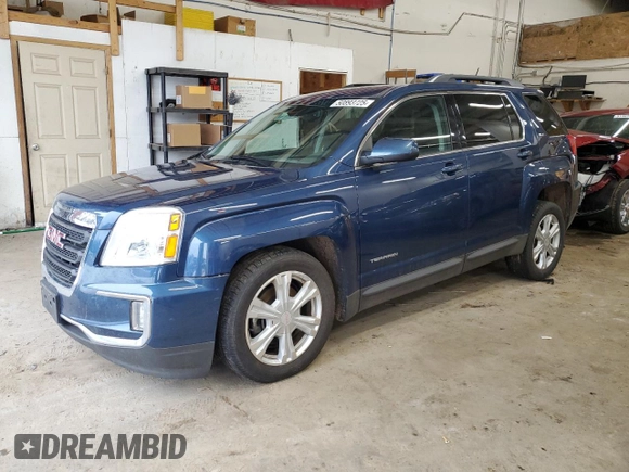 2017 GMC Terrain SLE with VIN 2GKFLTEK5H6165479, listed as a Copart auction lot 50893725 with 66,179 mi miles and Salvage Title. Bid and sale history available at carsss.com. Image 1.