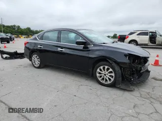 2018 Nissan Sentra SV with VIN 3N1AB7AP6JL622015, listed as a Copart auction lot 61285935 with 124,167 mi miles and Salvage title. Bid and sale history available at DreamBid. Image 4.