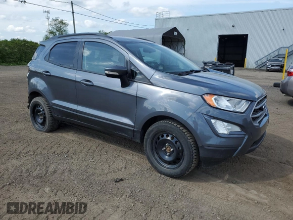 2018 Ford EcoSport SE with VIN MAJ3P1TEXJC248073, listed as a Copart auction lot 58662875 with 58,370 mi miles and Salvage title. Bid and sale history available at DreamBid. Image 4.