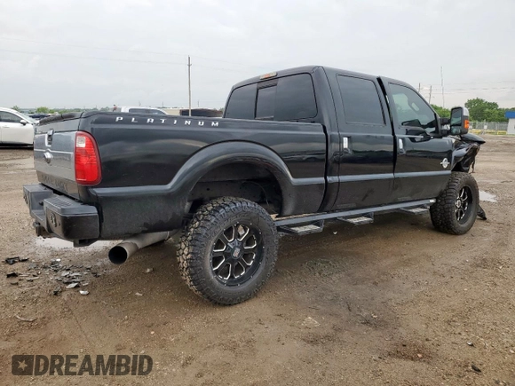 2016 Ford F-250 Lariat with VIN 1FT7W2BT4GEA20703, listed as a Copart auction lot 60414485 with 164,936 mi miles and Salvage title. Bid and sale history available at DreamBid. Image 3.