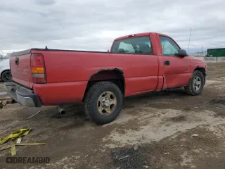 2002 Chevrolet Silverado 1500 with VIN 1GCEC14W72Z119843, listed as a Copart auction lot 41802605 with 0 mi miles and Salvage Title. Bid and sale history available at carsss.com. Image 3.