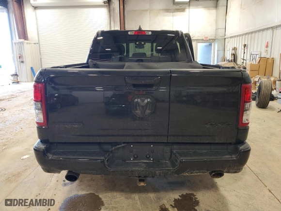 2020 Ram 1500 Big Horn with VIN 1C6SRFFT0LN206503, listed as a Copart auction lot 47553815 with 58,057 mi miles and Salvage Title. Bid and sale history available at carsss.com. Image 6.