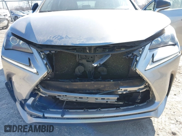 2017 Lexus NX with VIN JTJBARBZ9H2120463, listed as a IAAI auction lot 41762621 with 175,217 mi miles. Bid and sale history available at carsss.com. Image 6.