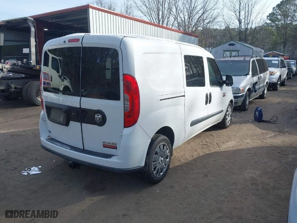 2016 Ram ProMaster City Cargo Van Tradesman SLT with VIN ZFBERFBT9G6C61954, listed as a IAAI auction lot 41258415 with 125,323 mi miles. Bid and sale history available at carsss.com. Image 4.