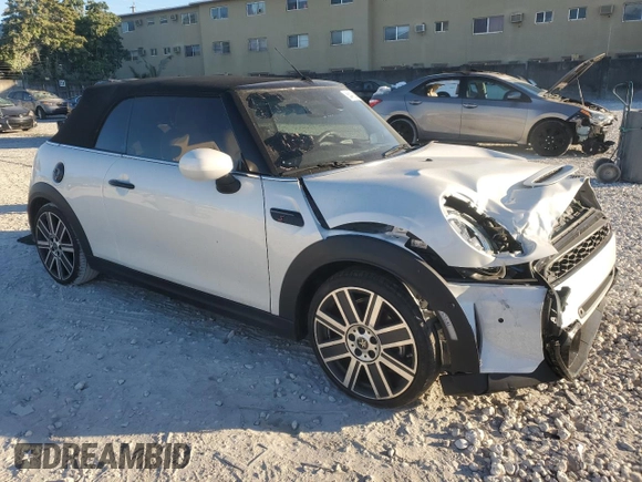 2024 MINI Convertible Cooper S with VIN WMW43DL06R3S05892, listed as a Copart auction lot 83472064 with 12,435 mi miles and Salvage title. Bid and sale history available at DreamBid. Image 4.
