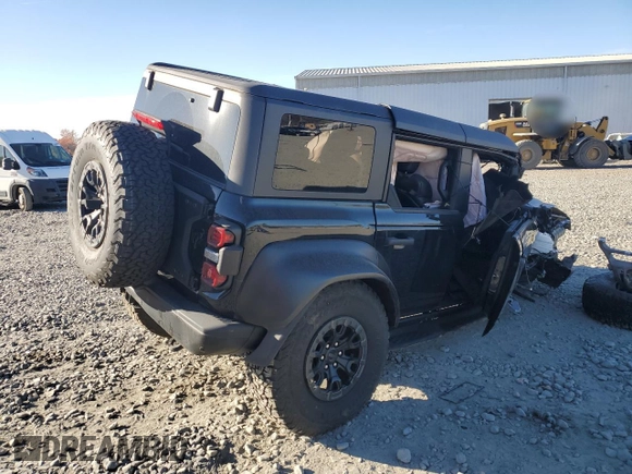 2022 Ford Bronco Raptor with VIN 1FMEE5JR7NLA50848, listed as a Copart auction lot 77857384 with 18,694 mi miles and Salvage Title. Bid and sale history available at carsss.com. Image 3.