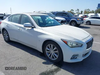 2015 Infiniti Q50 z VIN JN1BV7AP1FM333942, wystawiony jako IAAI lot #42310734 z przebiegiem 111 592 mil mil oraz . Historia ofert i sprzedaży dostępna na DreamBid. Obrazek 1.