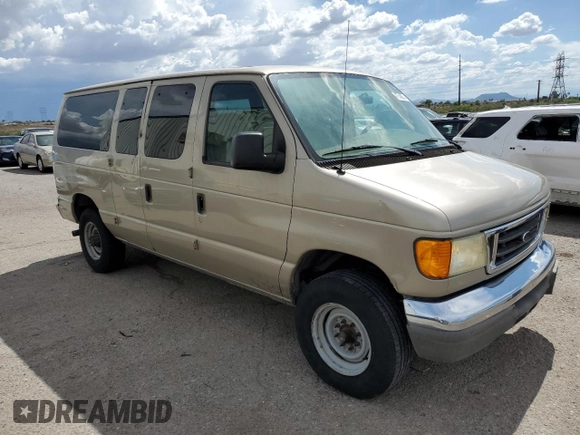 2007 Ford Econoline Passenger XL with VIN 1FBNE31L57DB11099, listed as a Copart auction lot 65487244 with 165,320 mi miles and Clean Title. Bid and sale history available at carsss.com. Image 4.