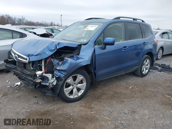 2016 Subaru Forester 2.5i Limited with VIN JF2SJAKC1GH540456, listed as a IAAI auction lot 41948245 with 61,429 mi miles. Bid and sale history available at carsss.com. Image 2.