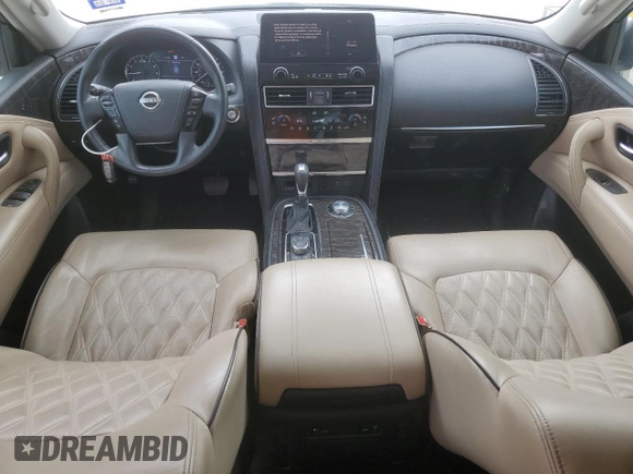 2021 Nissan Armada Platinum with VIN JN8AY2DBXM9791048, listed as a Copart auction lot 50686825 with 129,657 mi miles and Clean title. Bid and sale history available at DreamBid. Image 8.