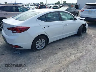 2020 Hyundai Elantra SE with VIN 5NPD74LF6LH530453, listed as a IAAI auction lot 39619733 with 56,233 mi miles. Bid and sale history available at carsss.com. Image 4.