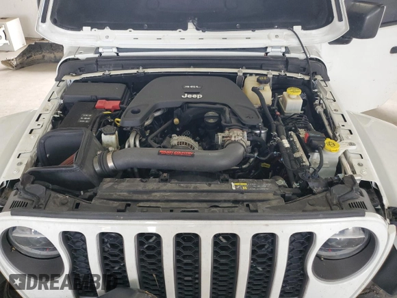 2020 Jeep Gladiator Rubicon z VIN 1C6JJTBG4LL102523, wystawiony jako Copart lot #54735955 z przebiegiem 104 579 mil mil oraz Szkoda całkowita • Salvage title. Historia ofert i sprzedaży dostępna na DreamBid. Obrazek 11.