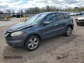 2007 Acura RDX Tech Pkg with VIN 5J8TB18577A016568, listed as a Copart auction lot 53082595 with 140,957 mi miles and Salvage Title. Bid and sale history available at carsss.com. Image 1.