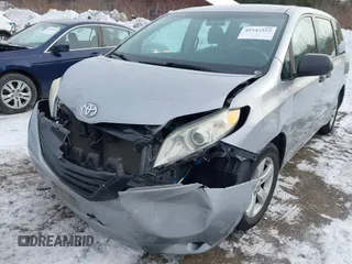 2012 Toyota Sienna with VIN 5TDKA3DC3CS010468, listed as a IAAI auction lot 41542523 with 56,055 mi miles and . Bid and sale history available at DreamBid. Image 6.