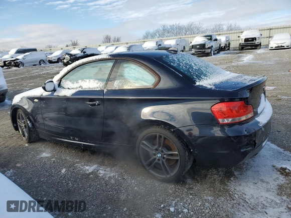 2013 BMW 1 Series 135i with VIN WBAUC9C51DVY60709, listed as a Copart auction lot 45359645 with 139,854 mi miles and Salvage Title. Bid and sale history available at carsss.com. Image 2.