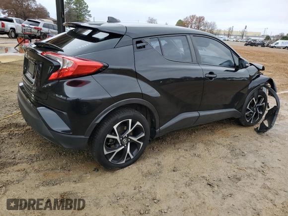 2018 Toyota C-HR XLE with VIN NMTKHMBX4JR015438, listed as a Copart auction lot 85294774 with 155,537 mi miles and Salvage Title. Bid and sale history available at carsss.com. Image 3.