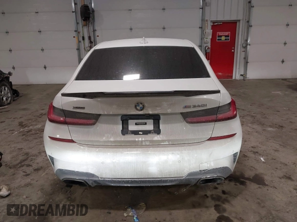 2020 BMW 3 Series M340i xDrive with VIN WBA5U9C08LFJ73063, listed as a IAAI auction lot 41513641 with 52,431 mi miles and . Bid and sale history available at DreamBid. Image 16.