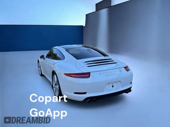 2014 Porsche 911 Carrera S with VIN WP0AB2A90ES120805, listed as a Copart auction lot 46746895 with 56,380 mi miles and Clean Title. Bid and sale history available at carsss.com. Image 3.