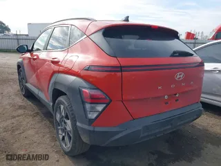 2024 Hyundai Kona SEL with VIN KM8HB3AB3RU102845, listed as a IAAI auction lot 41642543 with 43,951 mi miles. Bid and sale history available at carsss.com. Image 3.