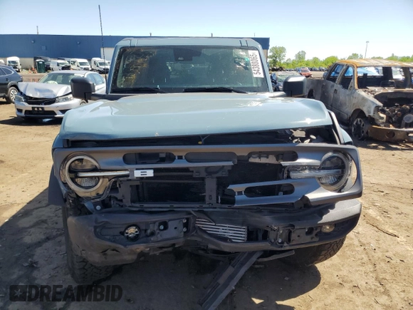 2022 Ford Bronco with VIN 1FMDE5BH3NLA92077, listed as a Copart auction lot 54380065 with 69,360 mi miles and Clean title. Bid and sale history available at DreamBid. Image 5.