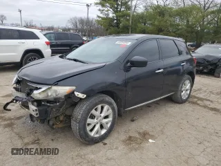 2012 Nissan Murano SV with VIN JN8AZ1MW9CW221598, listed as a Copart auction lot 46633315 with 186,270 mi miles and Non Repairable. Bid and sale history available at carsss.com. Image 1.