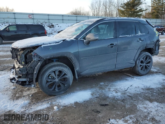 2023 Toyota RAV4 Hybrid SE with VIN 4T3T6RFV2PU132640, listed as a Copart auction lot 41668735 with 19,925 mi miles and Salvage title. Bid and sale history available at DreamBid. Image 1.